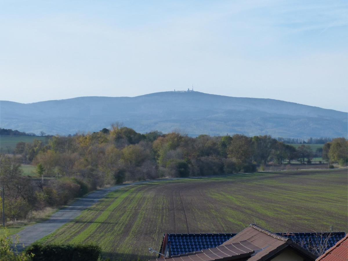 Ferienwohnung Mit Brockenblick Langenstein Esterno foto